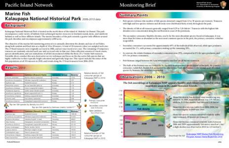 Pacific Island Network Monitoring Brief