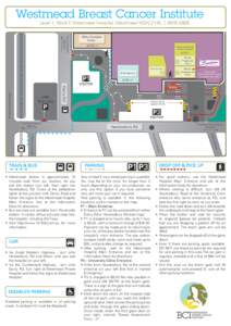 Westmead Breast Cancer Institute Level 1, Block F, Westmead Hospital, Westmead NSW 2145, T: [removed]To Cumberland Highway  Main Hospital