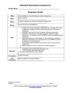 Microsoft Word - SOP_employeehealth.rtf