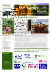 Newsletter Volume 6, Issue 1 SummerSt. Seraphim’s Trust