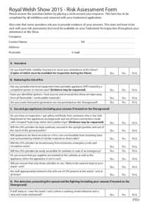 Risk Assessment Forms 15.indd