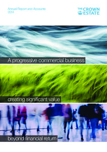 Annual Report and Accounts 2014 A progressive commercial business  creating significant value