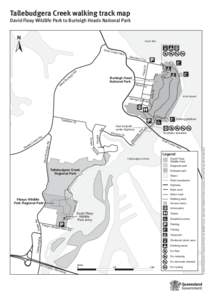 Tallebudgera Creek walking track map