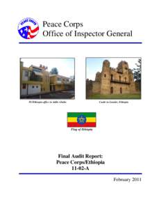 Peace Corps Office of Inspector General PC/Ethiopia office in Addis Ababa  Castle in Gonder, Ethiopia