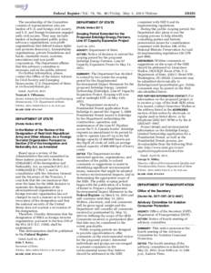 Federal Register / Vol. 78, No[removed]Friday, May 3, [removed]Notices The membership of the Committee consists of representatives who are leaders of U.S. and foreign civil society and U.S. and foreign businesses engaged wit