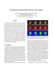 Statistical models / Probability and statistics / Conditional random field / Theoretical computer science / Boltzmann machine / Applied mathematics / Generative model / Ludwig Boltzmann / Segmentation / Machine learning / Graphical models / Statistics