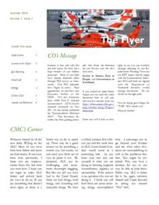 Coast Guard Aviation Logistics Center  Summer 2014 Volume 7, Issue 2  The Flyer