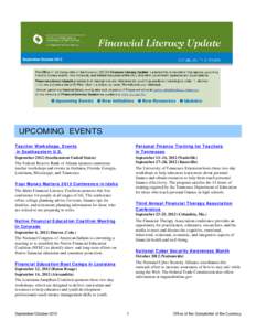 Financial Literacy Update