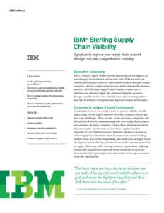IBM Sterling Warehouse Management System