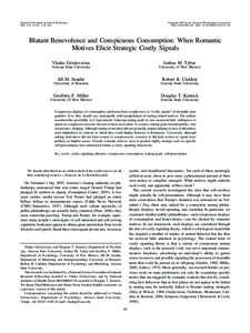 Journal of Personality and Social Psychology 2007, Vol. 93, No. 1, 85–102 Copyright 2007 by the American Psychological Association/$12.00 DOI: 