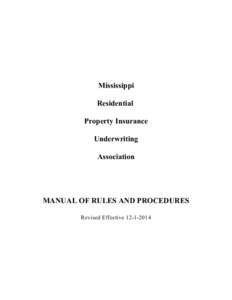 Mississippi Residential Property Insurance Underwriting Association