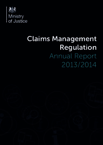 Claims Management Regulation Annual Report