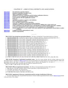 CHAPTER[removed]AGRICULTURAL DISTRICTS AND ASSOCIATIONS NRS[removed]NRS[removed]NRS[removed]NRS[removed]NRS[removed]