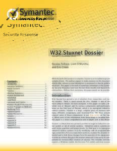Cyberwarfare / Nuclear program of Iran / Rootkits / Stuxnet / WinCC / Dynamic-link library / SCADA / Computer virus / VirusBlokAda / System software / Computing / Technology