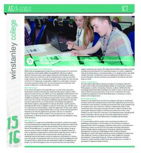 winstanley college  AS/A-levels ICT