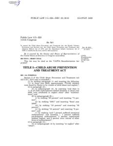 PUBLIC LAW 111–320—DEC. 20, [removed]STAT[removed]Public Law 111–320 111th Congress