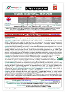 Condizioni Generali di Trasporto per LINEE A MERCATO - rev FEB 2016 ING bandiera