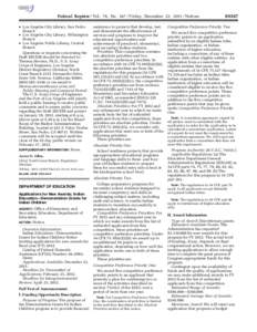 Federal grants in the United States / Public economics / Federal Register / Code of Federal Regulations / Patent Cooperation Treaty / Charter School / Government / Economic policy / Funding Opportunity Announcement / Grants / Federal assistance in the United States / Public finance