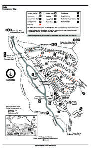 Cosby Campground Map Ranger Station Hiking Trail