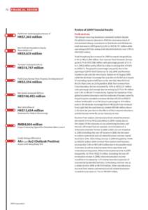 72 FINANCIAL REVIEW  Review of 2009 Financial Results Profit from Underlying Businesses of  HK$7,303 million