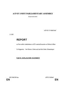 ACP-EU JOINT PARLIAMENTARY ASSEMBLY Session document ACP-EU 3754/B/05/déf[removed]