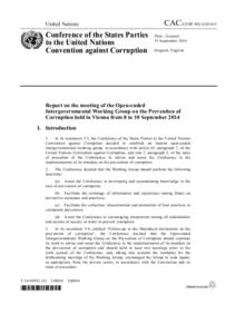 United Nations Convention against Corruption / Social issues / United Nations Office on Drugs and Crime / Political corruption / International Anti-Corruption Academy / International asset recovery / Fiji Independent Commission Against Corruption / Corruption / United Nations / Law