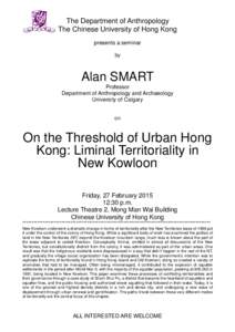 New Kowloon / Boundary Street / Fan Shui Park / Hong Kong / Kowloon / New Territories