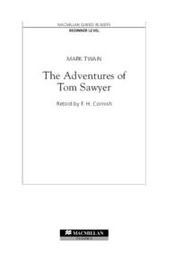 Picaresque novels / Tom Sawyer / Fence / Polly / Adventures of Huckleberry Finn