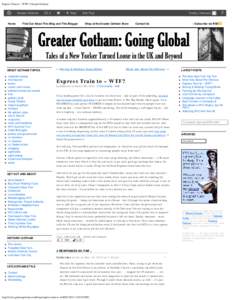 Express Train to - WTF? | Greater Gotham