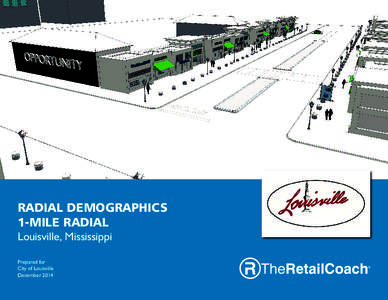 RADIAL DEMOGRAPHICS 1-MILE RADIAL Louisville, Mississippi Prepared for City of Louisville December 2014