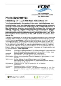 ______________________________________________________________________  Eine Partnerschaft zwischen der Deutschen Umwelthilfe und Gruner + Jahr