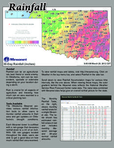 Mesoscale meteorology / Rain / Precipitation / National Weather Service / Climate / Oklahoma / Meteorology / Atmospheric sciences / Mesonet