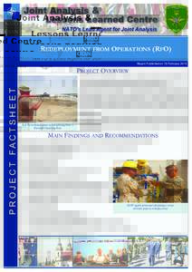 REDEPLOYMENT FROM OPERATIONS (RFO) Report Published on 15 February 2013 PROJECT OVERVIEW  PROJECT FACTSHEET