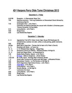 Olde Tyme Christmas  - 35th Annual