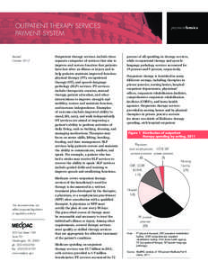 Outpatient Therapy Services payment system Revised: October 2013