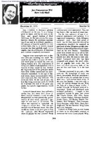 Essays of an Information Scientist, Vol:2, p, December Current Contents, #50, p.5-7, December 15, 1975