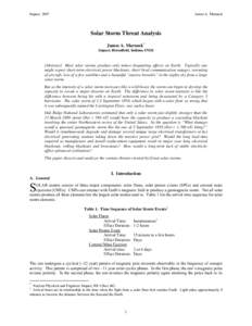 Microsoft Word - Solar Storm Threat Analysis Final.doc