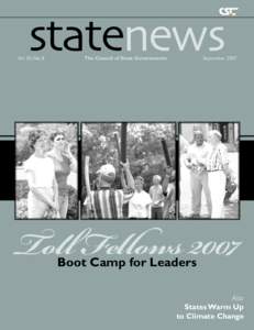 statenews  Vol. 50, No. 8 The Council of State Governments