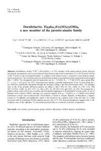 Sulfate minerals / Jarosite / Mineralogy / Alunite / Thallium / Lorandite / Mineral / Beudantite / Hydroxide / Chemistry / Matter / Crystallography