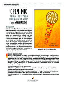 CANDLEWICK PRESS TEACHERS’ GUIDE  OPEN MIC riffs on life between cultures in ten voices