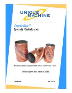 Cementralizer™  Specialty Centralization Helical bladed premium couplings for flush joint and coupled casings & liners.