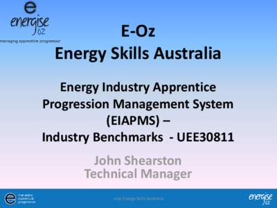 Energy Industry Apprentice Progression Management System (EIAPMS)