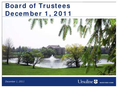Board of Trustees December 2, 2010