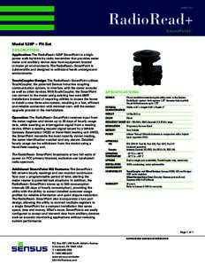 AMR-347  RadioRead+ SmartPoint ™ Model 520P – Pit Set DESCRIPTION