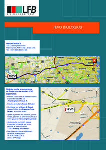 rEVO BIOLOGICS  rEVO BIOLOGICS 175 Crossing Boulevard Framingham, MAEtats-Unis Tél. :  00