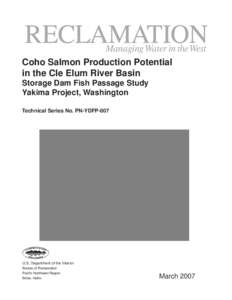 Coho Salmon Production Potential in the Cle Elum River Basin