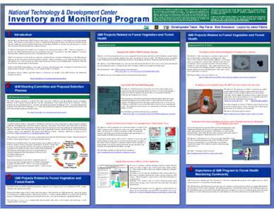 National Technology & Development Center Inventory and Monitoring Program