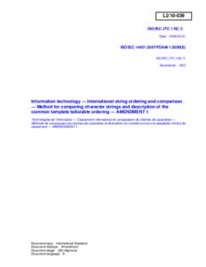 Standards organizations / OSI protocols / Computer file formats / Unicode / Universal Character Set / ISO/IEC / International Organization for Standardization / Information Technology Task Force / ISO/IEC 10021 / Character encoding / Character sets / Computing