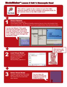 ModelMaker  TM Lesson 2 Unit 1: Mannequin Head