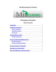 MI Learning Participation Info_2013